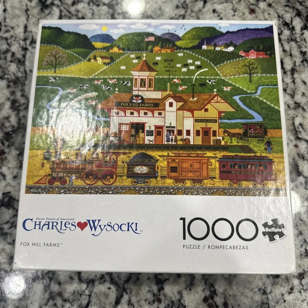 Charles Wysocki Fox Hill Farms 1000 Piece Jigsaw‎ Puzzle